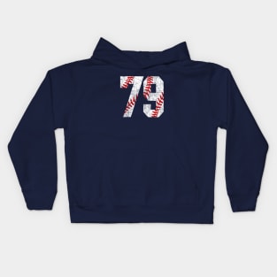 Vintage #79 Baseball Laces Baseball Mom Jersey Love Baseball Kids Hoodie